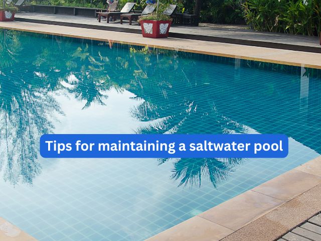 tips for maintaining a saltwater pool